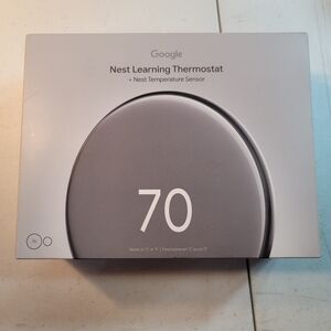 Google Nest Learning Thermostat 4th Gen. Temp. Sensor 2nd Gen.